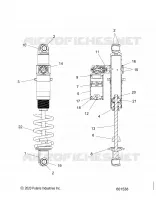 SUSPENSION, AMORTISSEUR ARRIERE TRACK