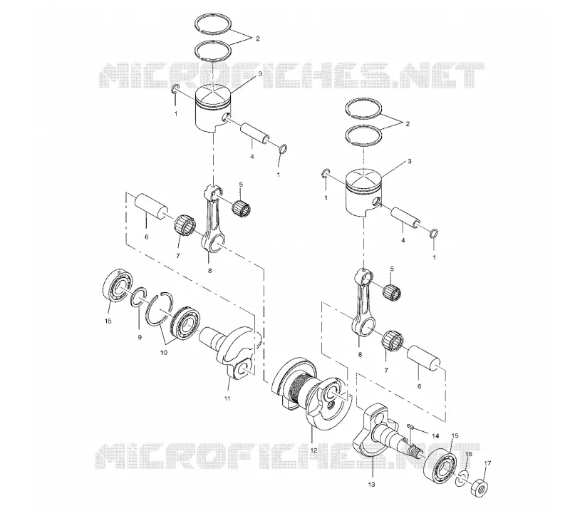 PISTON ET VILEBREQUIN
