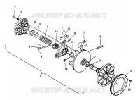 EMBRAYAGE DE TRANSMISSION WIDETRAK LX 0962064 AND EUROPEAN WIDETRAK LX E962064 (4931643164C001)