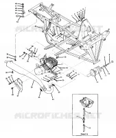 ENGINE AND SUPPORT SILENCIEUX (4916331633005A)