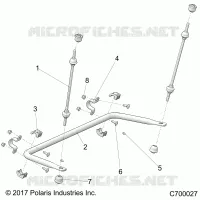 SUSPENSION, REAR BARRE STABILISATRICE