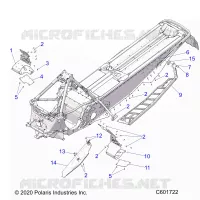 CHASSIS, PROTECTION D'EMBRAYAGE/FOOTRESTS/RUNNING BOARDS