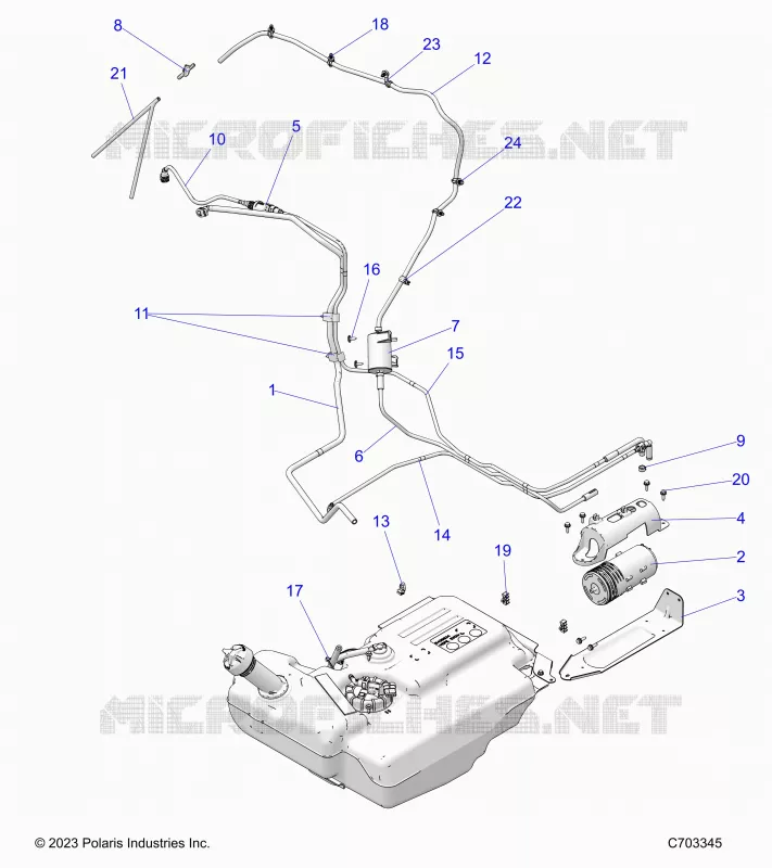 CARBURANT SYTEMS, CARBURANT LINES, EVAP