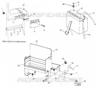 SUPPORT BATTERIE WIDETRAK LX 0962064 and EUROPEAN WIDETRAK LX E962064 (4931643164B014)