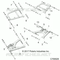 SUSPENSION ARRIERE CONTROL ARMS
