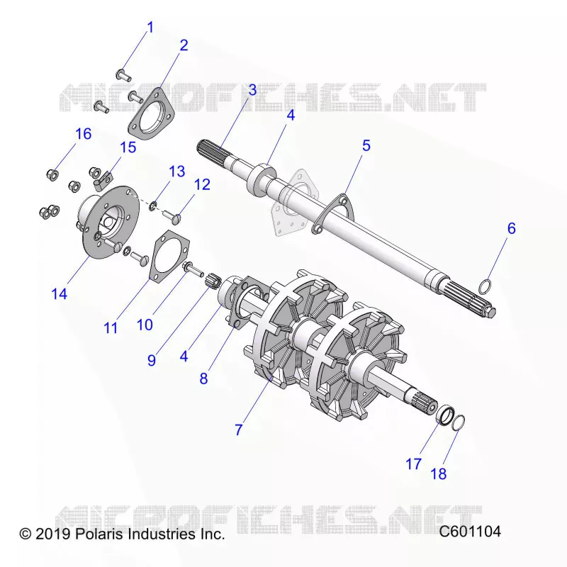 DRIVE TRAIN, JACKSHAFT AND ARBRE DE TRANSMISSION