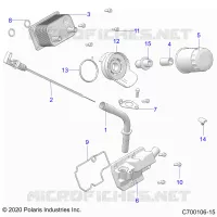 ENGINE, JAUGE ET FILTRE A HUILE