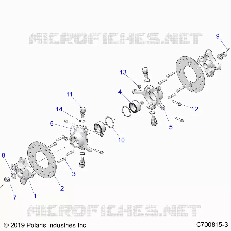SUSPENSION AVANT HUB