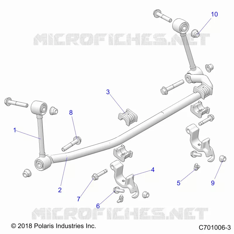 SUSPENSION, FRONT BARRE STABILISATRICE- Z23NAK99A/99B (C701006-3)