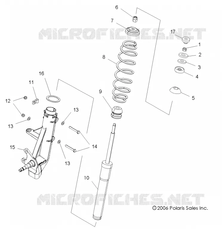 SUSPENSION AVANT SUPPORT