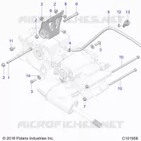 SYSTÃˆME DE TRANSMISSION, MAIN GEARCASE MOUNTING