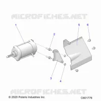 DEMARREUR MOTOR/SHIELD