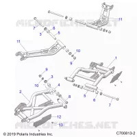 SUSPENSION ARRIERE CONTROL ARMS