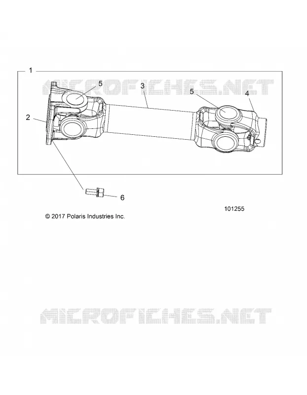 DRIVE TRAIN, ARBRE DE TRANSMISSION, REAR