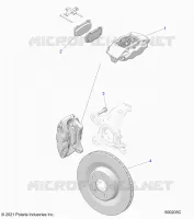BRAKES, ETRIER DE FREIN AVANT (R MODELS) BREMBO