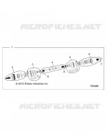 DRIVE TRAIN, HALF ARBRE DE TRANSMISSION ARRIERE