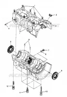 CARTERS MOTEUR 500 0972764,  EUROPEAN 500 E972764,  500 SKS 0972564, EUROPEAN 50 (4938393839C014)
