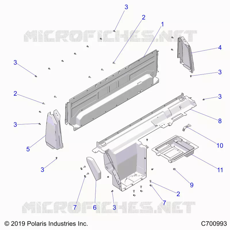 CARROSSERIE ARRIERE CLOSEOFF, AND FENDERS
