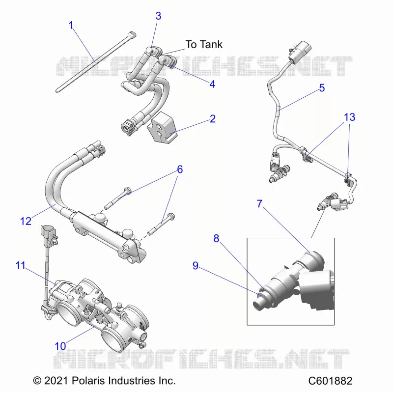 SYSTÃˆME D'ALIMENTATION, RAIL, LINES AND THROTTLE BODY