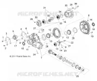 SYSTÈME DE TRANSMISSION, PONT, DIFFERENTIAL, INTERNAL COMPONENTS
