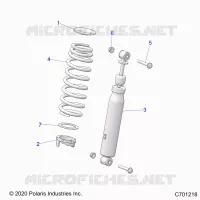SUSPENSION, AMORTISSEUR AVANT MOUNTING