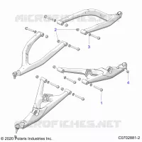 SUSPENSION AVANT CONTROL ARMS MOUNTING