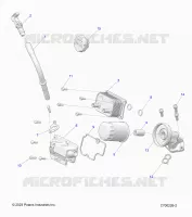 ENGINE, JAUGE ET FILTRE A HUILE