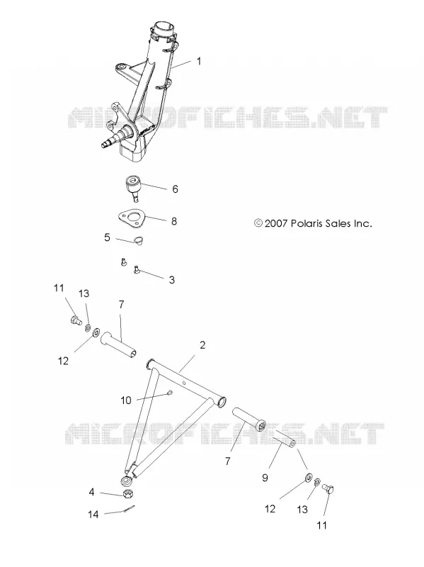 SUSPENSION, A-ARM and SUPPORT MOUNTING