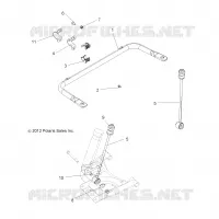 SUSPENSION, BARRE STABILISATRICE ARRIERE