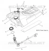SYSTÈME D'ALIMENTATION, CARBURANT TANK ASM.