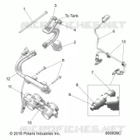 SYSTÃˆME D'ALIMENTATION, RAIL, LINES AND THROTTLE BODY