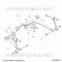 SUSPENSION, FRONT BARRE STABILISATRICE