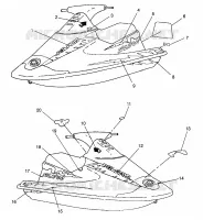 EMBLEMES SL 700 B964066 and  Intl. SL 700 I964066 (4935633563A007)