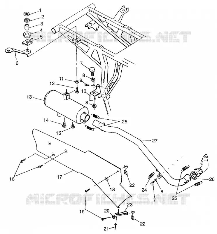 ECHAPPEMENT Magnum 2X4 W97AA42A (4940704070A010)
