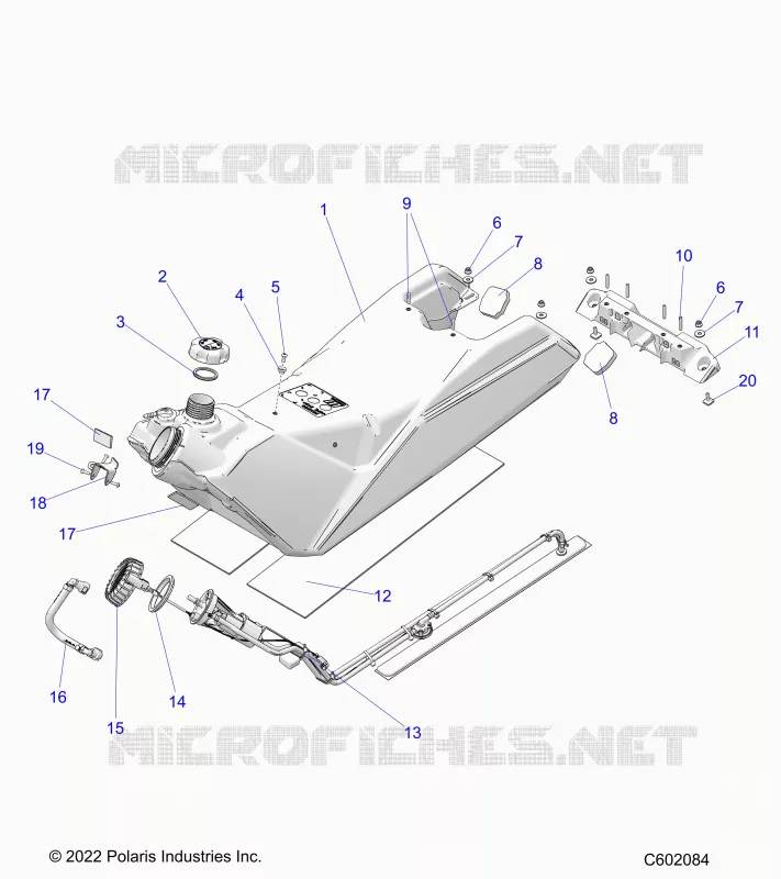 SYSTÃˆME D'ALIMENTATION, FUEL TANK ASM.