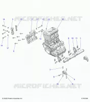 MOTEUR, MOUNTING &amp; LONG BLOCK
