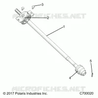 DRIVE TRAIN, ARBRE DE TRANSMISSION AVANT