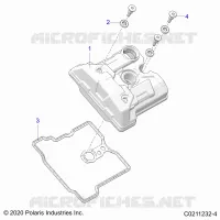 ENGINE, COUVERCLE SOUPAPE