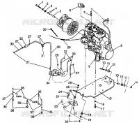 SUPPORT MOTEUR 440 XCR SP 0941660 (4927082708025A)