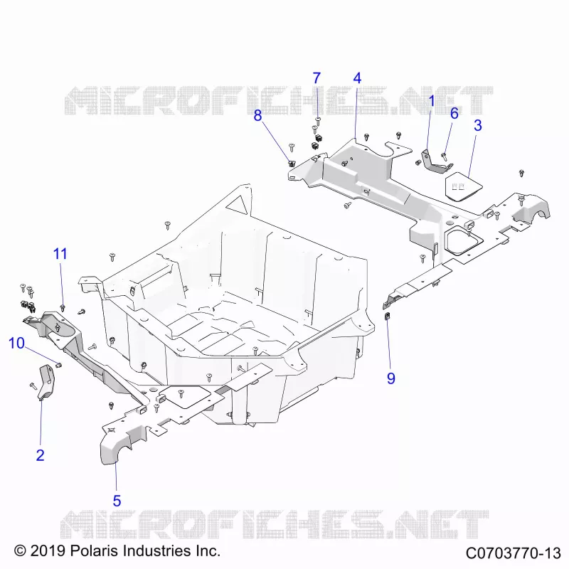 CARROSSERIE ARRIERE RACK, MOUNTING