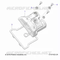 ENGINE, COUVERCLE SOUPAPE