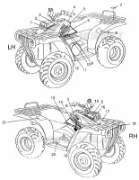 EMBLEMES Magnum 4X4 W97AC42A, Swedish Magnum 4X4 S97AC42E and Norwegian Magnu (4940834083A008)