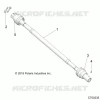 SYSTEME DE TRANSMISSION, REAR PROP SHAFT