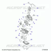 CARTERS MOTEUR AND CRANKSHAFT