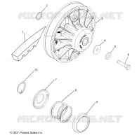 SYSTÈME DE TRANSMISSION, SECONDARY CLUTCH