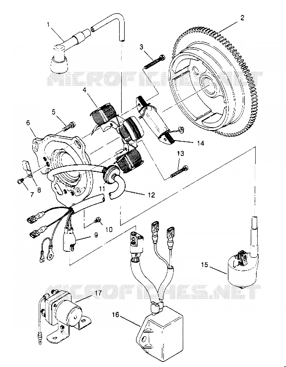 STATOR ASSEMBLY 6x6 300 W948730 (4926792679D010)