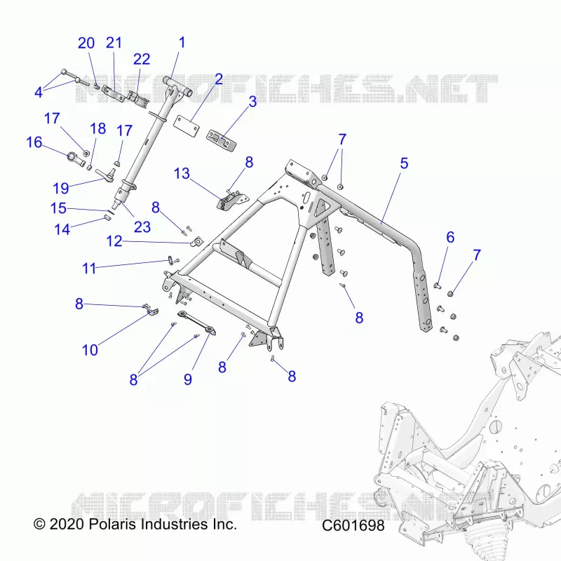 STEERING, COLONNE DE DIRECTION AND HOOP