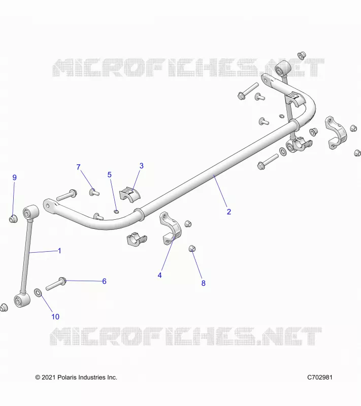 SUSPENSION, REAR BARRE STABILISATRICE