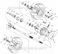 PONT ARRIERE Sportsman 4x4 W968040 (4935943594C006)