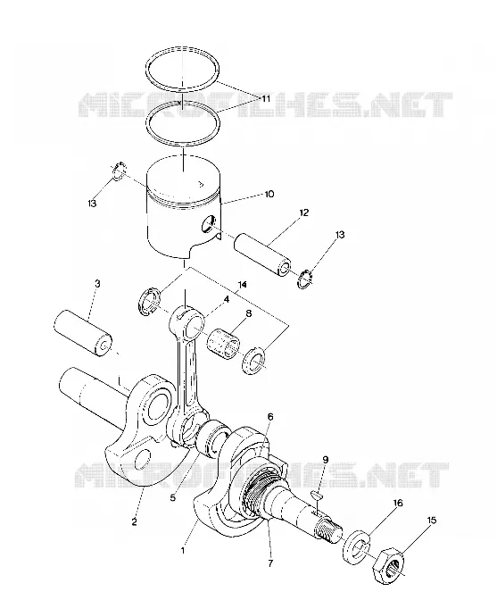 PISTON AND VILEBREQUIN STAR (4914151415024A)